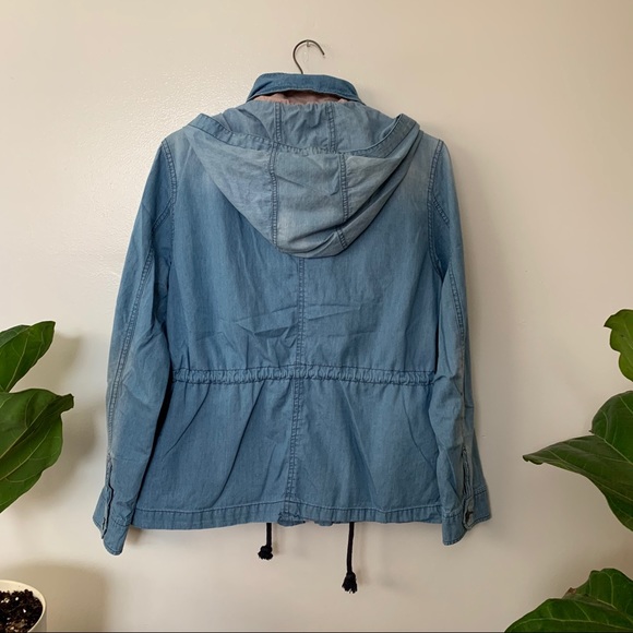 The Gap Chambray Military Jacket - Picture 3 of 6